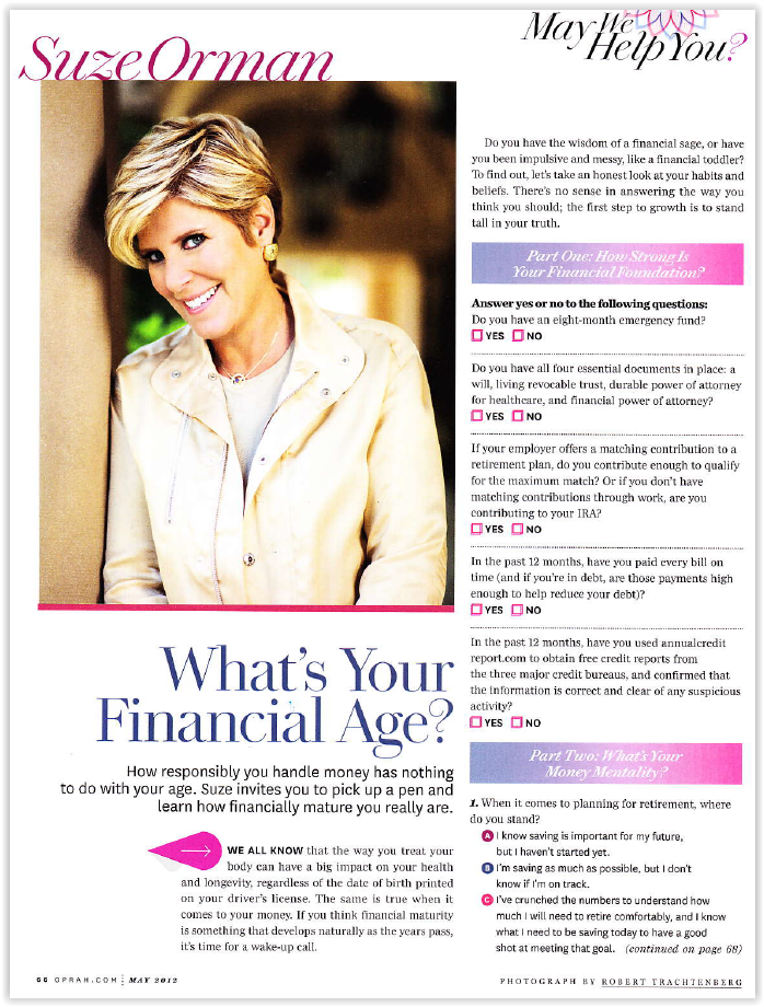 What’s Your Financial Age?