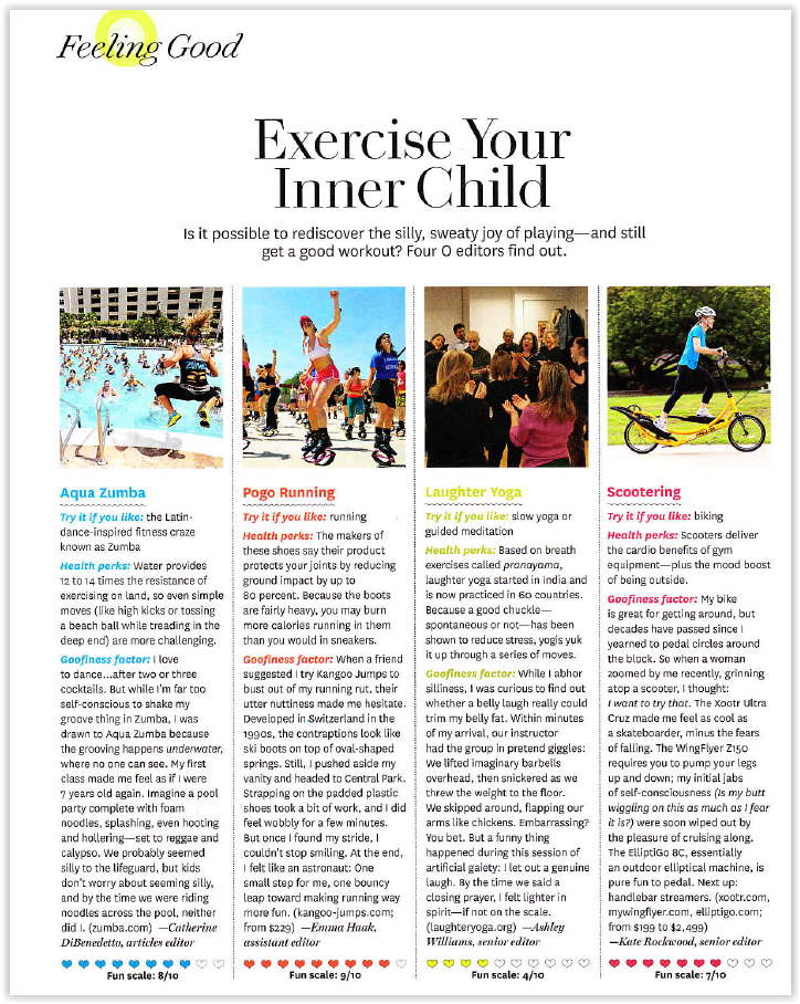 Exercise Your Inner Child