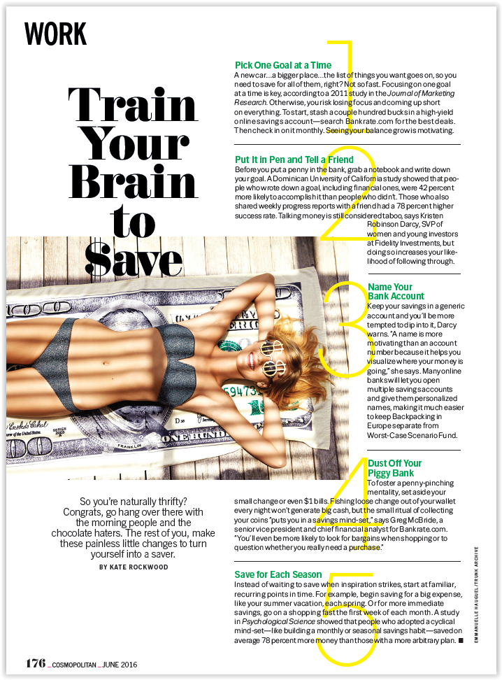 Train Your Brain to Save