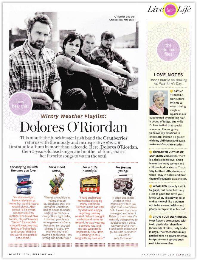 Wintry Weather Playlist: Dolores O’Riordan